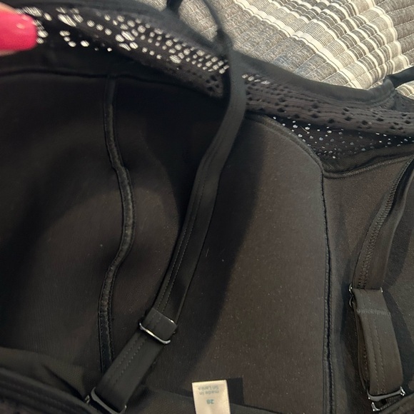 NWOT Cacique Elegant Black Lace Swim Bralette Top Plus Size 28 - Picture 3 of 8